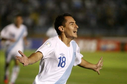El jugador Carlos Figueroa de la selección de Guatemala. Foto: EFE