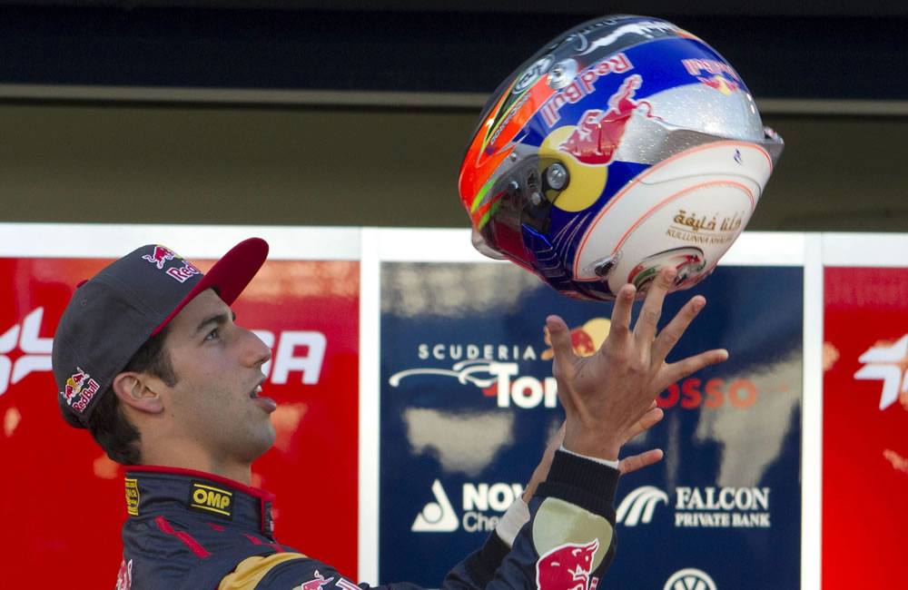 El piloto de Toro Rosso Daniel Ricciardo. Foto: EFE