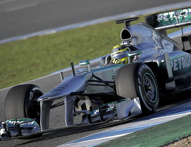 El piloto alemán Nico Rosberg del equipo de Mercedes. Foto: EFE
