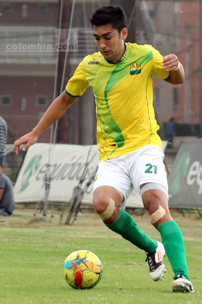 El delantero del Atlético Bucaramanga, Carlos Daniel Hidalgo. Foto: Interlatin