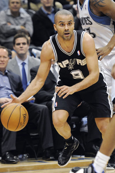 El jugador de los Spurs de San Antonio Tony Parker. Foto: EFE