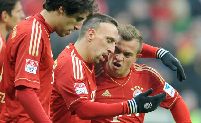 Bayern golea al Bremen y Javi Martínez marca el segundo gol. Foto: EFE