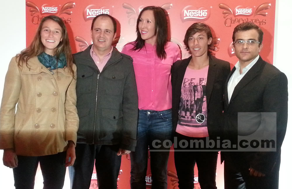 Noche de Chocolate con las tenistas de la WTA en Bogotá. Foto: Interlatin