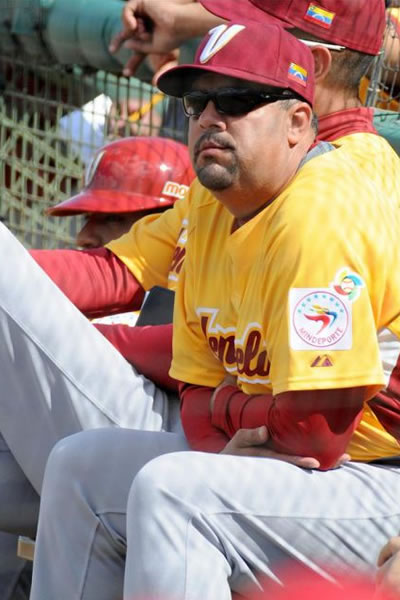 El manager de la selección venezolana de béisbol, Luis Sojo. Foto: EFE