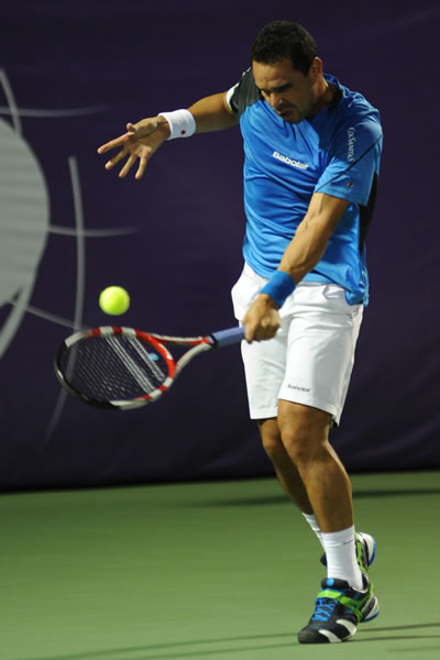 El tenista número uno de Colombia, Alejandro Falla. Foto: EFE