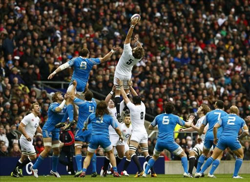 La selección de rugby de Inglaterra se ha quedado a un paso de lograr la victoria. Foto: EFE