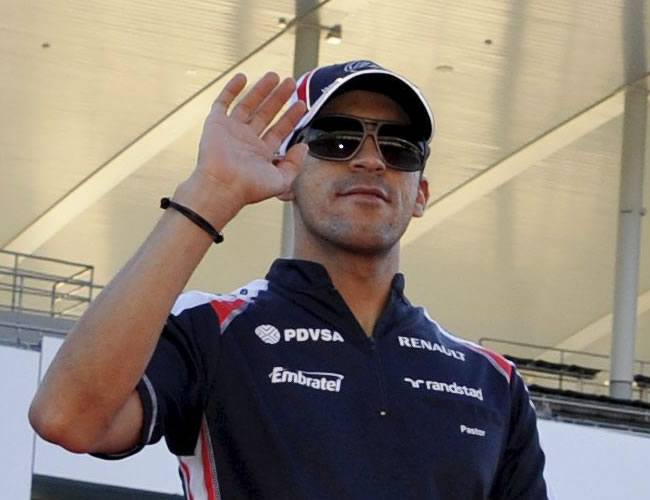 El piloto venezolano de Williams, Pastor Maldonado. Foto: EFE