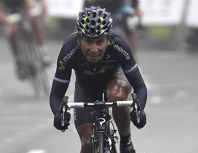 El ciclista colombiano Nairo Quintana. Foto: EFE