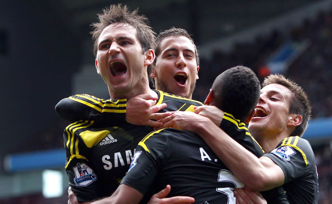 Lampard pone al Chelsea al borde de la Liga de Campeones. Foto: EFE