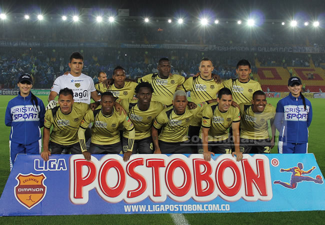Jugadores de Itagüí en el estadio El Campín de Bogotá. Foto: Interlatin