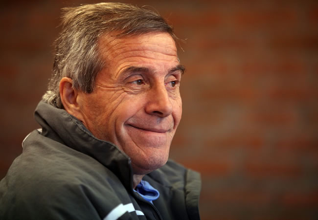 El director técnico de Uruguay, Oscar Tabárez. Foto: EFE