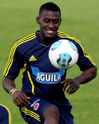 El delantero de Colombia, Jackson Martínez. Foto: EFE