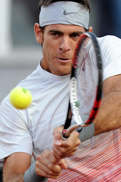 El tenista argentino Juan Martín del Potro. Foto: EFE