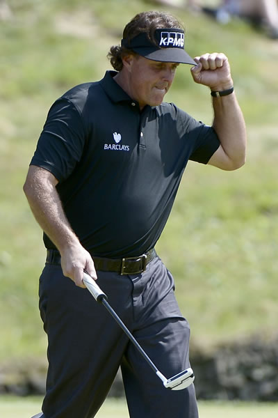 El golfista estadounidense Phil Mickelson. Foto: EFE