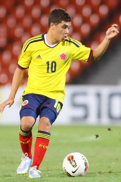El jugador de la Selección Colombia Sub-20, Juan Fernando Quintero. Foto: EFE
