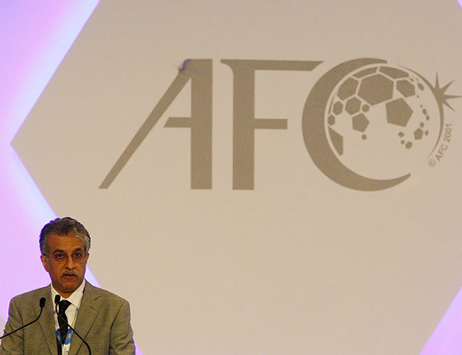 El presidente de la Confederación Asiática de Fútbol, Salman Bin Ibrahim. Foto: EFE