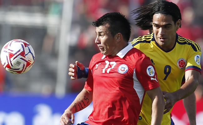 Colombia recibirá a Chile en la penúltima fecha de las eliminatorias. Foto: EFE