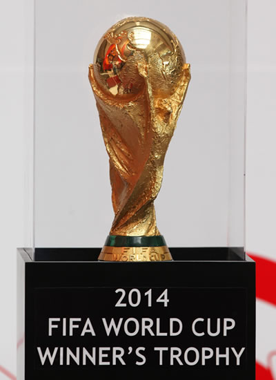 Trofeo de la Copa Mundial de de la FIFA. Foto: EFE