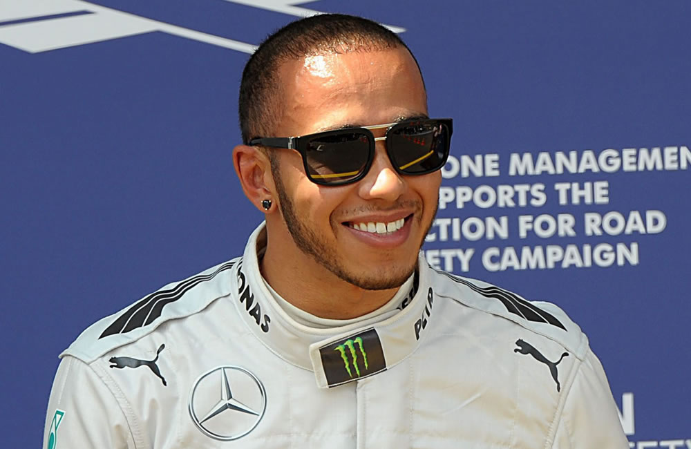 El piloto británico Lewis Hamilton ganador de la Pole del Gran Premio de Alemania. Foto: EFE