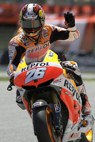 El motociclista español Dani Pedrosa. Foto: EFE