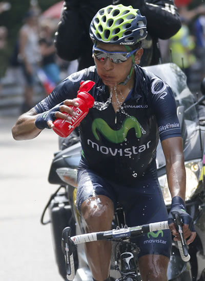 El ciclista colombiano Nairo Quintana. Foto: EFE