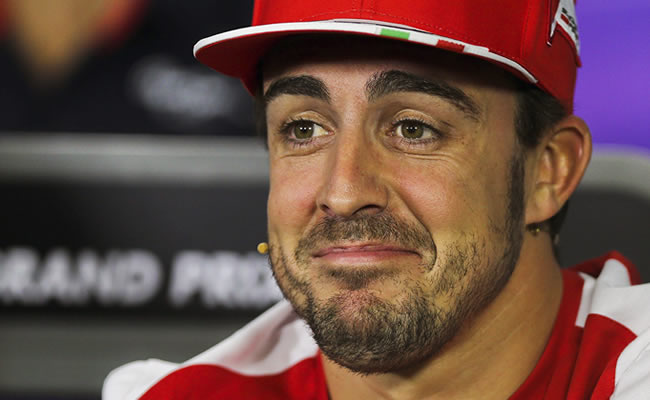 El piloto español de Ferrari, Fernando Alonso. Foto: EFE