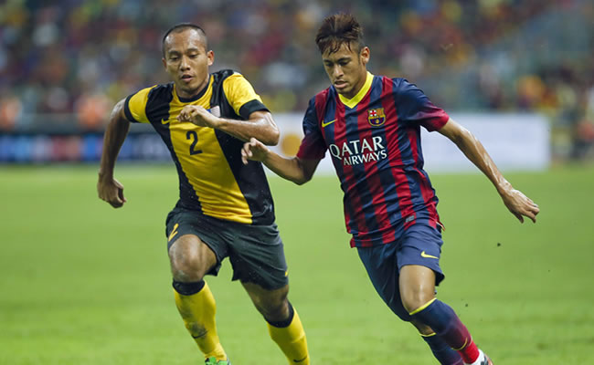 Neymar encabeza la lista de traspasos latinoamericanos de la Liga BBVA. Foto: EFE