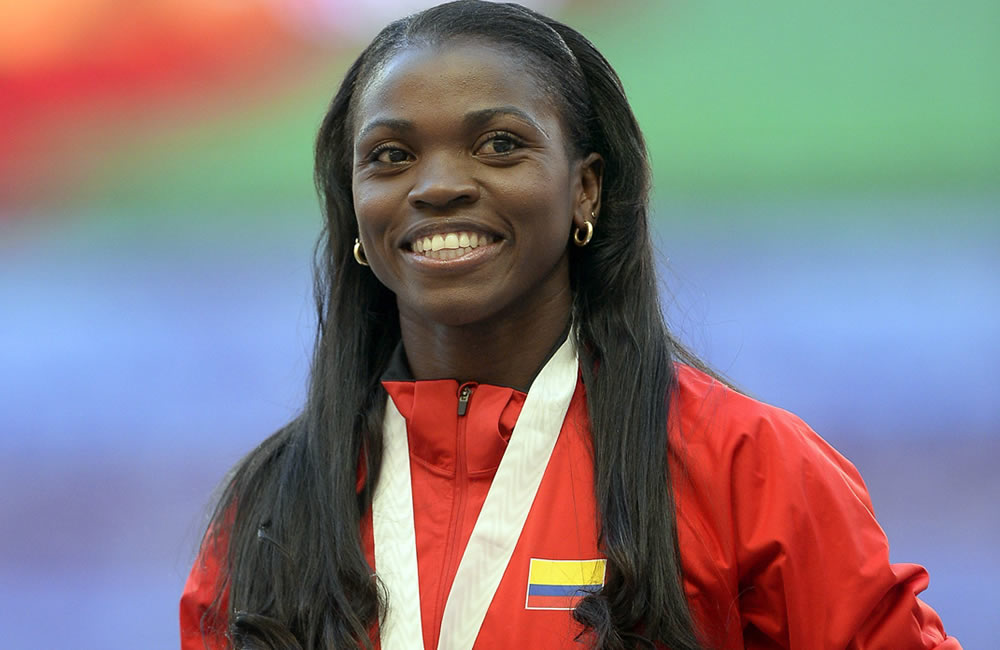 La atleta colombiana Caterine Ibargüen. Foto: EFE