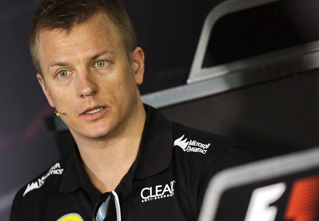 El piloto finlandés de Lotus Kimi Raikkonen. Foto: EFE