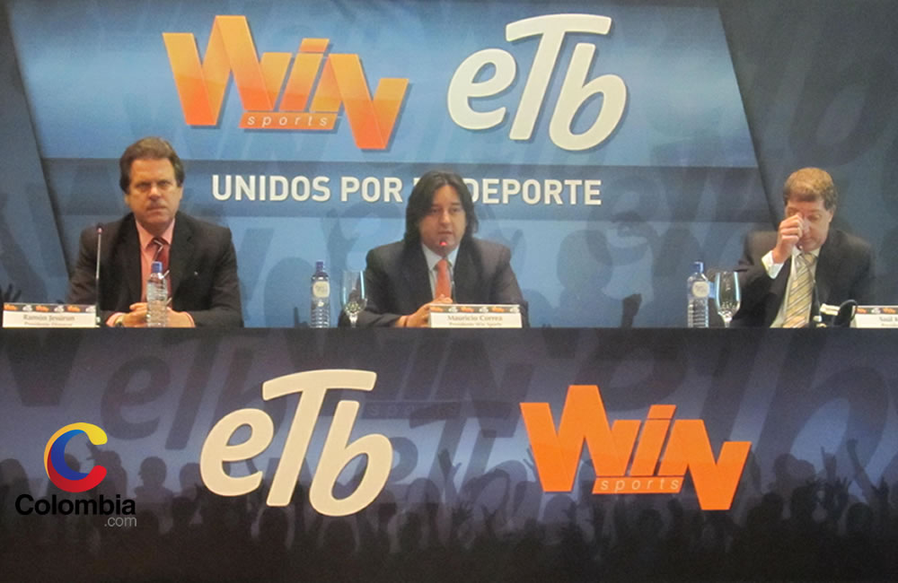 Alianza entre Win Sports y la ETB. Foto: Interlatin