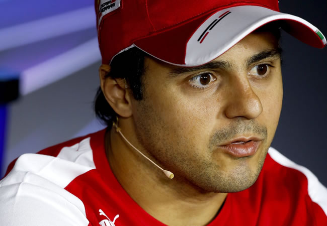 Fotografía de archivo del 5 de septiembre de 2013 del piloto brasileño Felipe Massa, durante una rueda de prensa. Foto: EFE