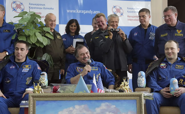Los astronautas regresaron "a ciegas" a la Tierra tras un fallo en la Soyuz. Foto: EFE