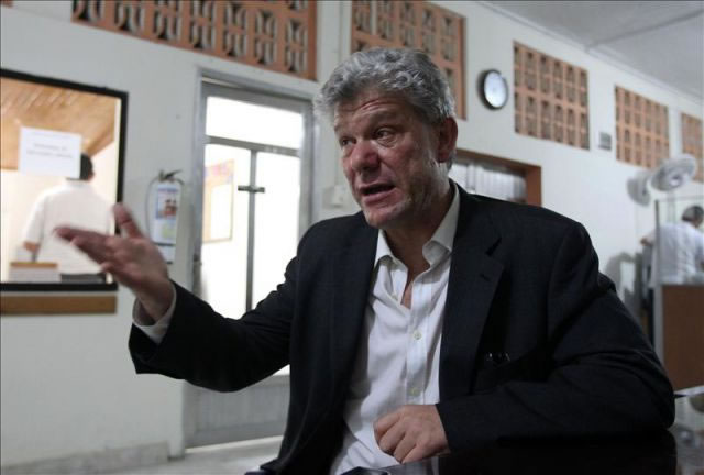 Fabrizio Hochschild, durante una entrevista con Efe en Quibdó, Chocó (Colombia). Foto: EFE
