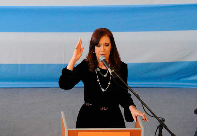 Presidenta de Argentina, Cristina Fernández. Foto: EFE