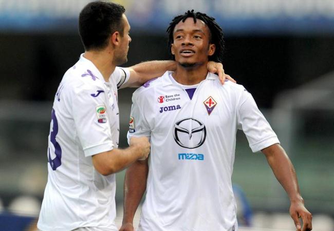 Cuadrado le hizo dos goles al Chievo, su ex equipo. Foto: EFE