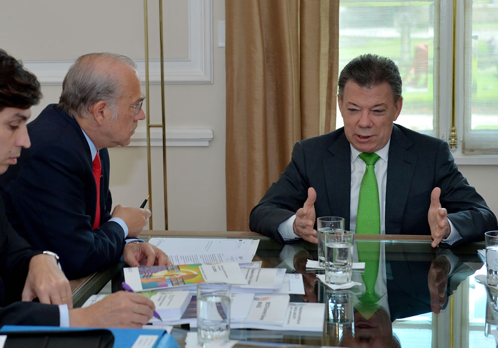 El presidente colombiano, Juan Manuel Santos. Foto: EFE