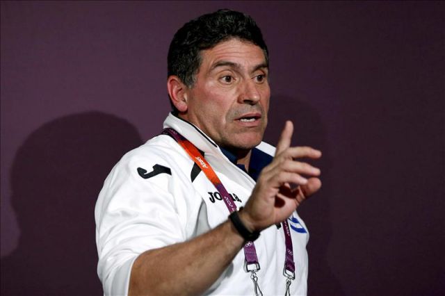 Luis Fernando Suárez, DT de Honduras. Foto: EFE