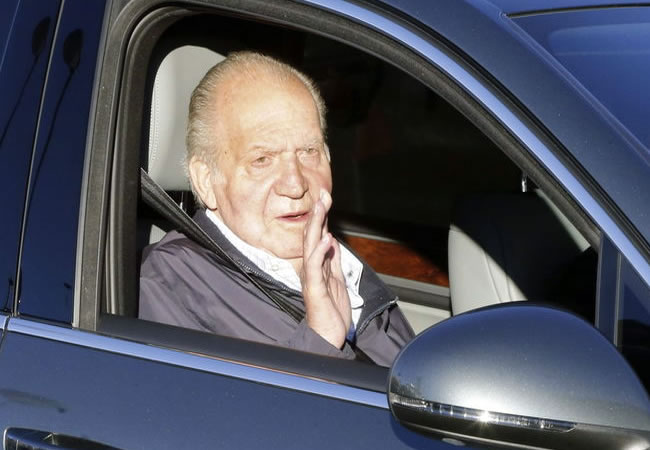 El Rey Juan Carlos de España fue operado en Hospital Universitario Quirón de Madrid. Foto: EFE