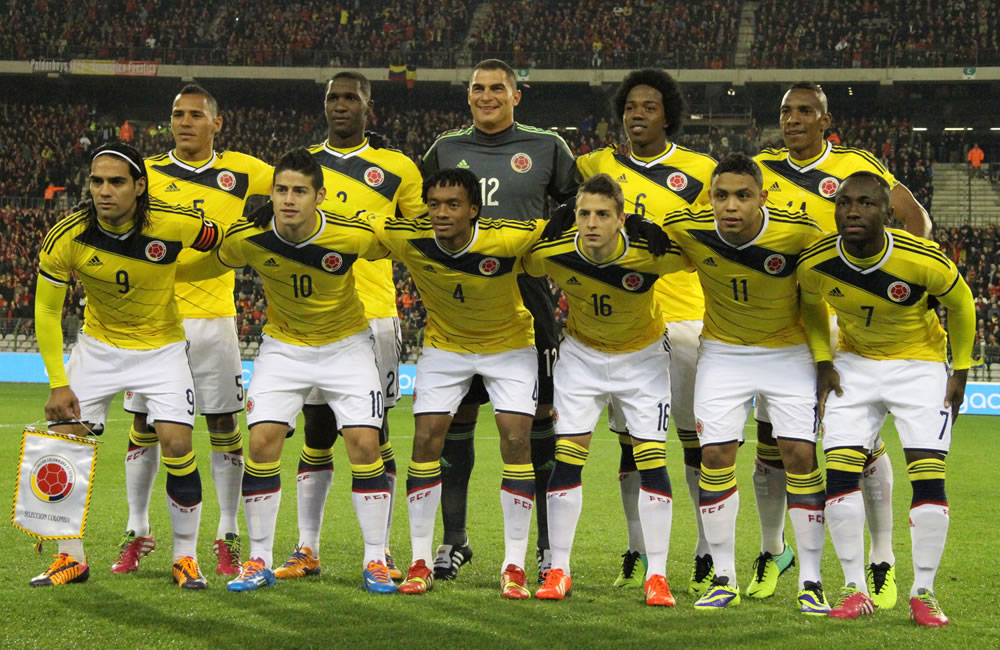 Colombia, un equipo que luce sólido en todas sus líneas. Foto: EFE