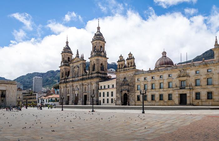La Plaza de Bolívar, eje principal de toda la historia y la cultura bogotana. Foto: Shutterstock