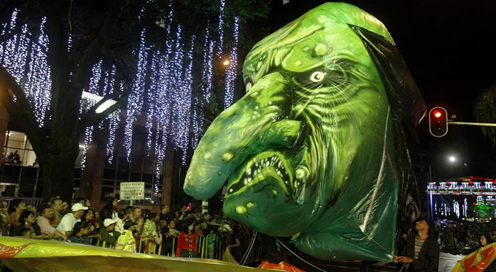 Carnaval de luces, danzas, mitos y leyendas en Medellín