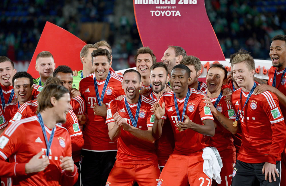 Los jugadores del Bayern Múnich celebran tras ser campeón del Mundial de Clubes. Foto: EFE