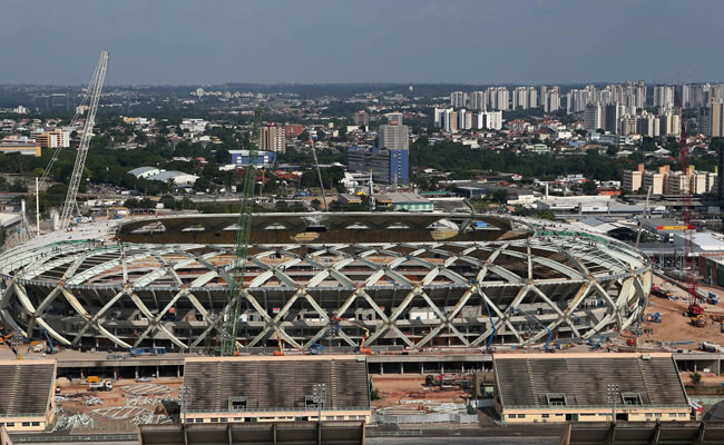 El estado Arena da Amazonia en Manaus. Foto: EFE