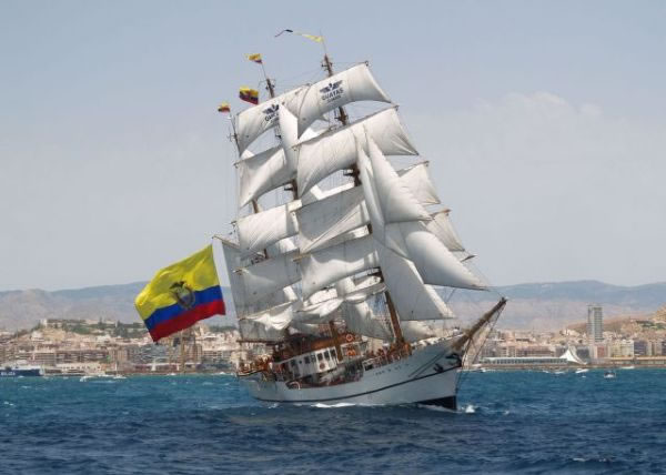 Buque Escuela "Guayas" de la Armada de Ecuador arribará a Colombia