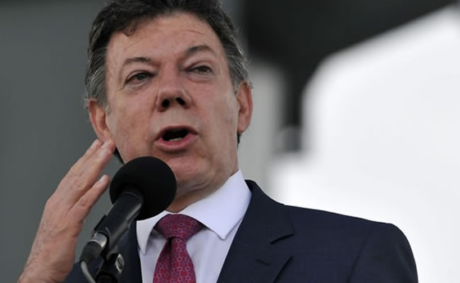 Presidente de Colmbia, Juan Manuel Santos. Foto: EFE