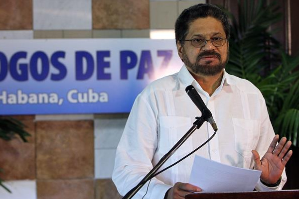 Negociador de las Farc en La Habana, Iván Márquez. Foto: EFE