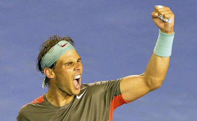 Nadal destroza a Federer a lo campeón y busca su segundo título en Australia. Foto: EFE