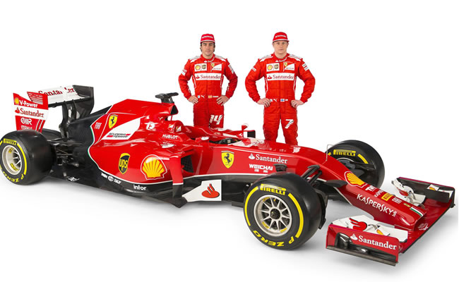 Ferrari presenta el F14 T que pilotarán Alonso y Raikkonen. Foto: EFE