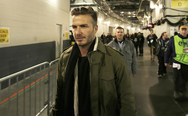 Beckham ultima en Miami un nuevo equipo de fútbol para la MLS. Foto: EFE