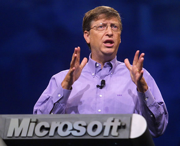 Bill Gates, el pasado y el futuro de Microsoft. Foto: EFE